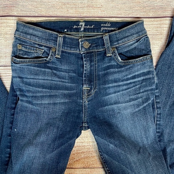 7 For All Mankind Ankle Gwenevere Skinny Jeans - Picture 3 of 8